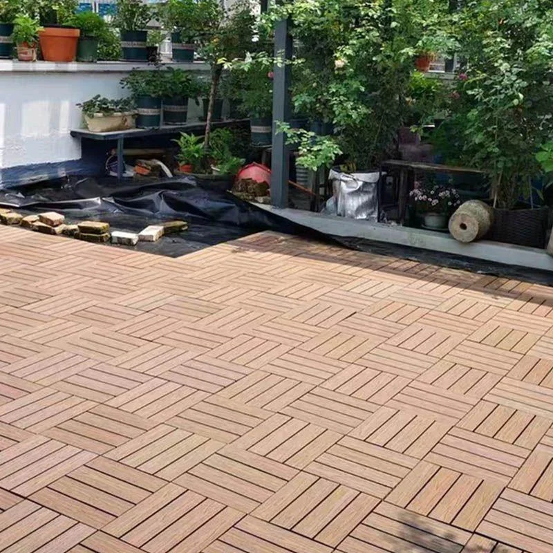 Classical Wooden Flooring Tiles Interlocking Garden Patio Flooring Tiles -Bathlova