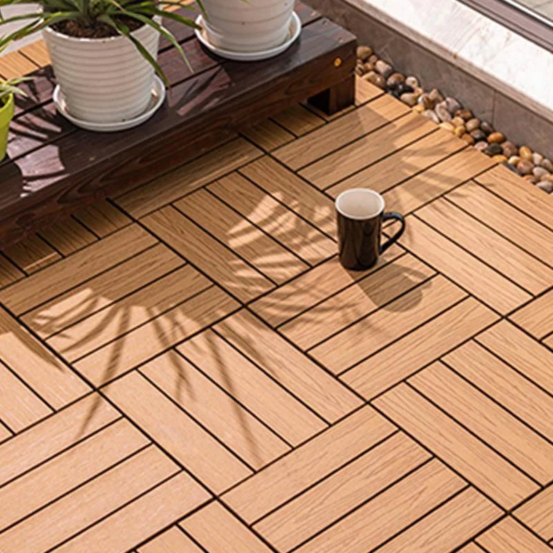 Classical Wooden Flooring Tiles Interlocking Garden Patio Flooring Tiles -Bathlova