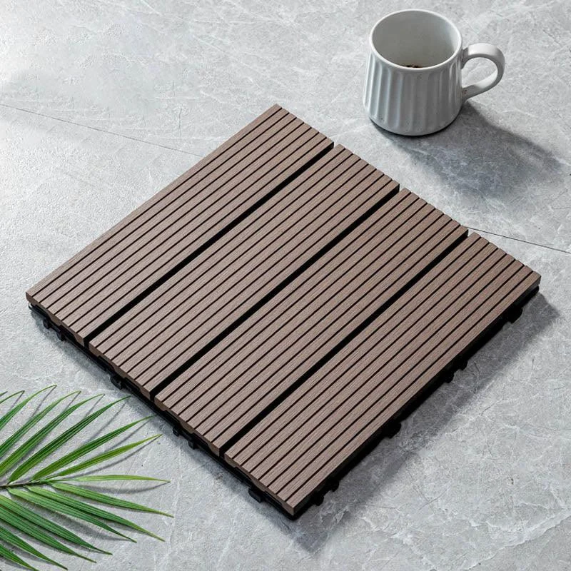 Classical Wooden Flooring Tiles Interlocking Garden Patio Flooring Tiles -Bathlova