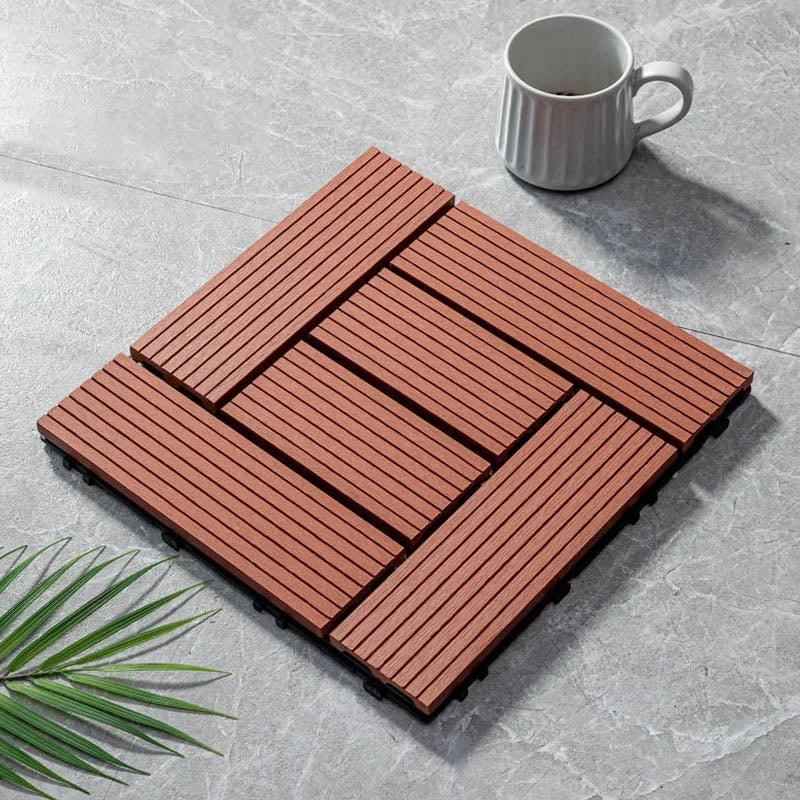 Classical Wooden Flooring Tiles Interlocking Garden Patio Flooring Tiles -Bathlova