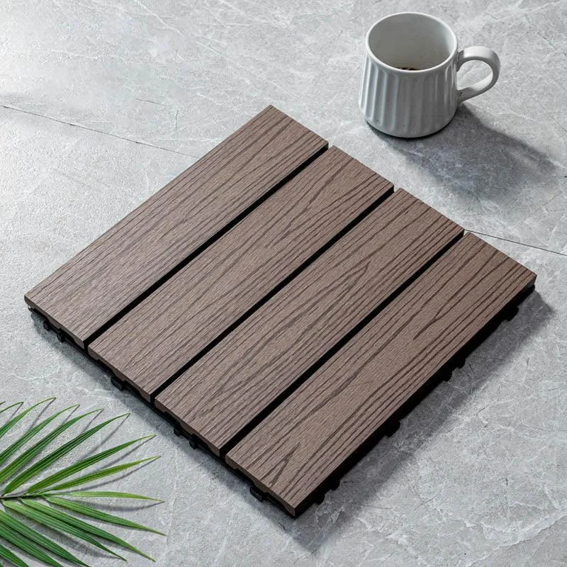 Classical Wooden Flooring Tiles Interlocking Garden Patio Flooring Tiles -Bathlova