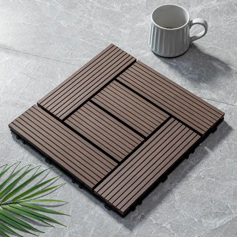 Classical Wooden Flooring Tiles Interlocking Garden Patio Flooring Tiles -Bathlova