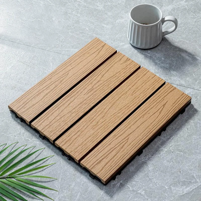 Classical Wooden Flooring Tiles Interlocking Garden Patio Flooring Tiles -Bathlova