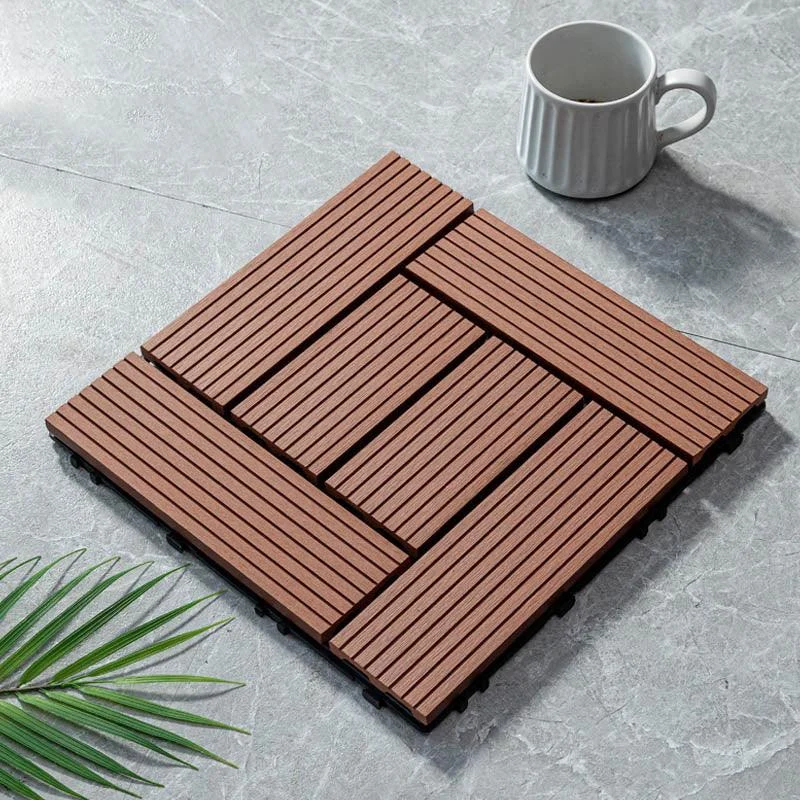 Classical Wooden Flooring Tiles Interlocking Garden Patio Flooring Tiles -Bathlova