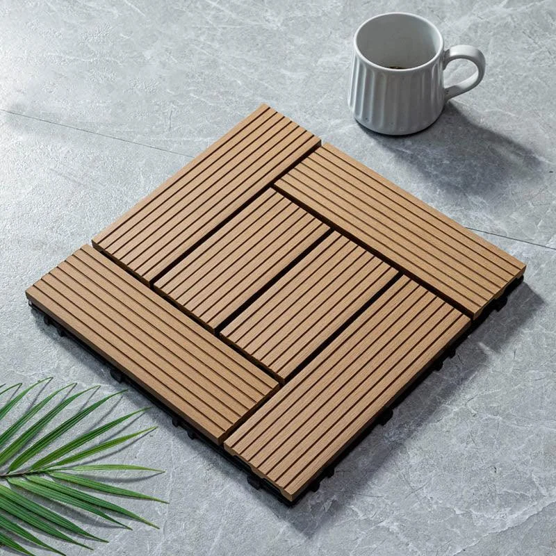 Classical Wooden Flooring Tiles Interlocking Garden Patio Flooring Tiles -Bathlova