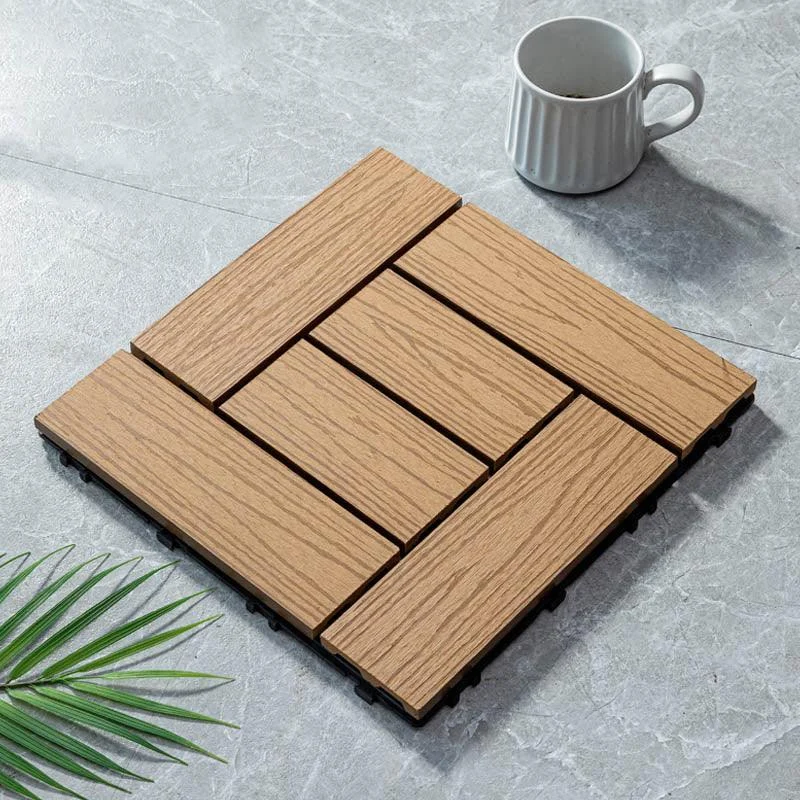 Classical Wooden Flooring Tiles Interlocking Garden Patio Flooring Tiles -Bathlova