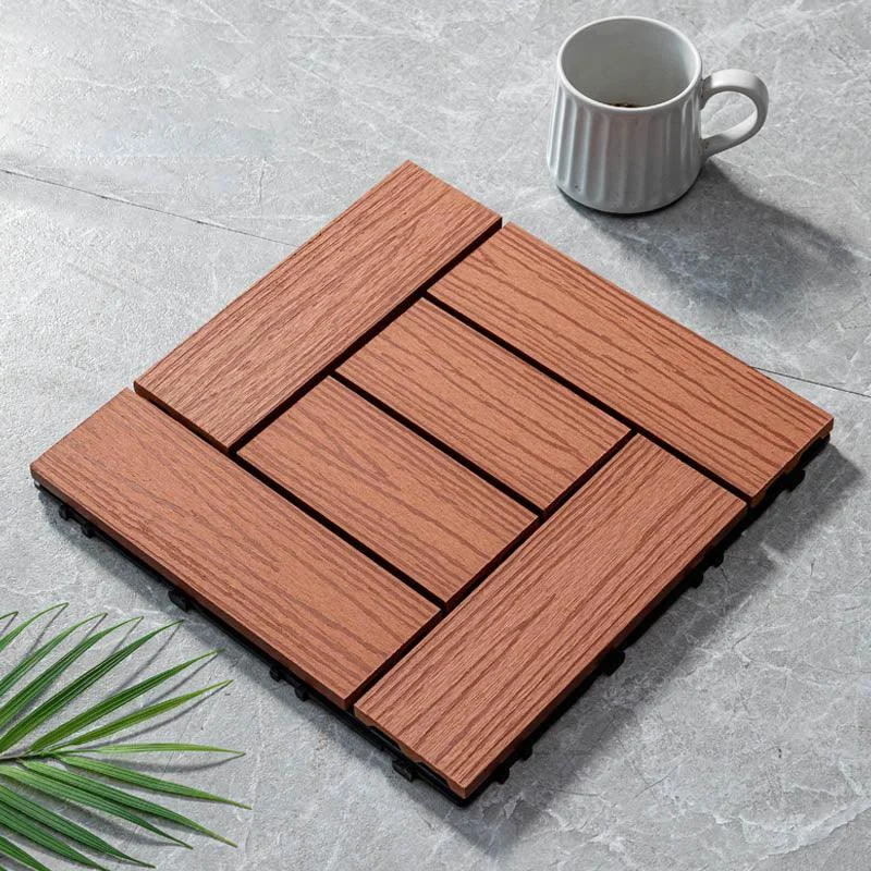 Classical Wooden Flooring Tiles Interlocking Garden Patio Flooring Tiles -Bathlova