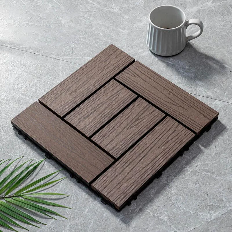 Classical Wooden Flooring Tiles Interlocking Garden Patio Flooring Tiles -Bathlova