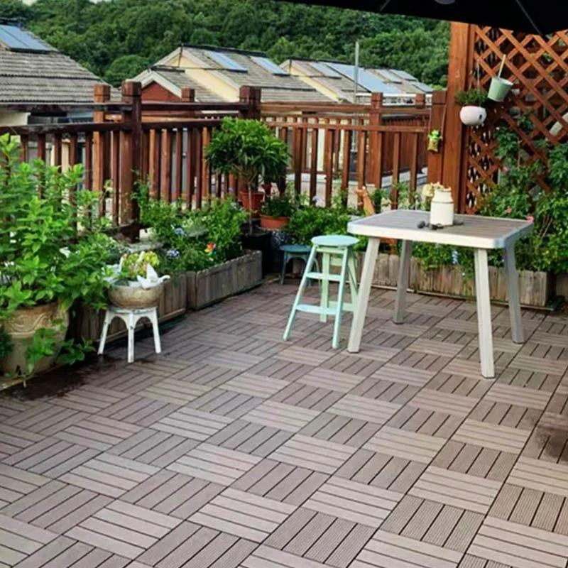 Classical Wooden Flooring Tiles Interlocking Garden Patio Flooring Tiles -Bathlova