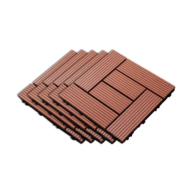 Classical Wooden Flooring Tiles Interlocking Garden Patio Flooring Tiles -Bathlova