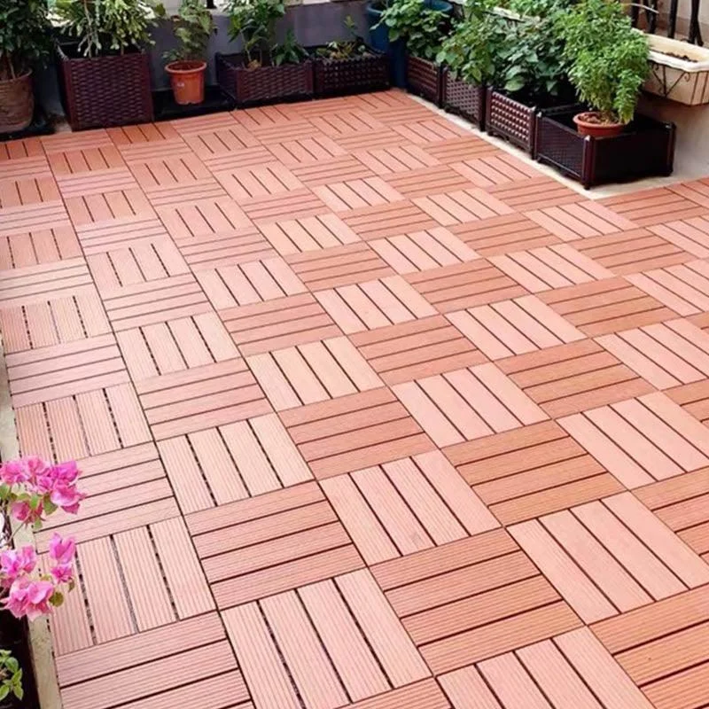 Classical Wooden Flooring Tiles Interlocking Garden Patio Flooring Tiles -Bathlova