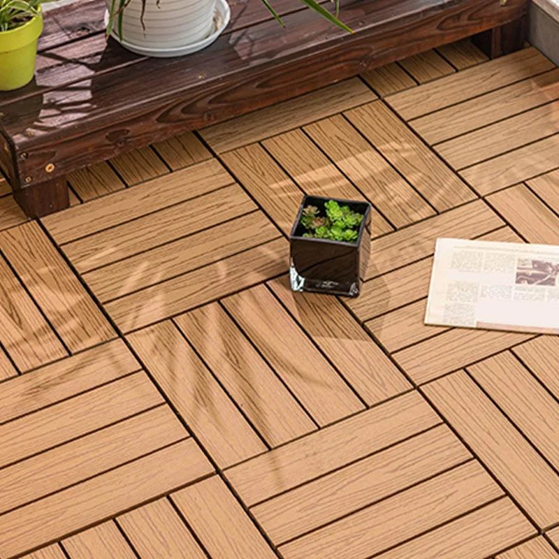 Classical Wooden Flooring Tiles Interlocking Garden Patio Flooring Tiles -Bathlova