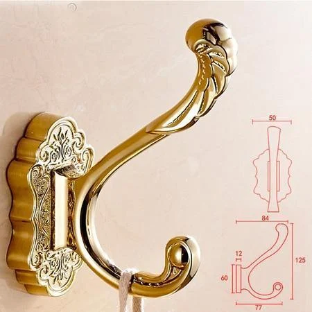 Classy Wall Mounted Bathroom Towel Hooks -Bathlova