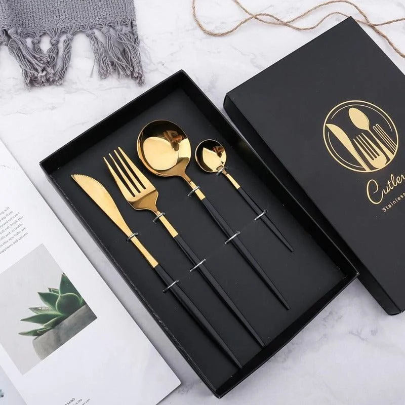 Clio - Stainless Steel Silverware Set -Bathlova