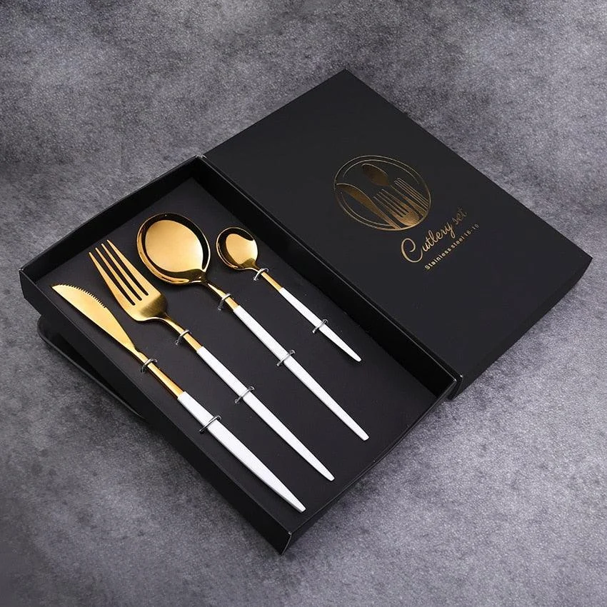 Clio - Stainless Steel Silverware Set -Bathlova