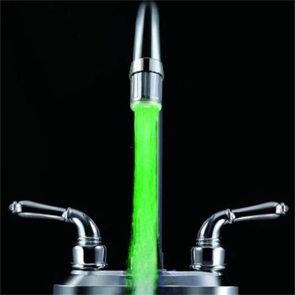 Color Changing LED Light Stream Tap Tap Adapter -Bathlova