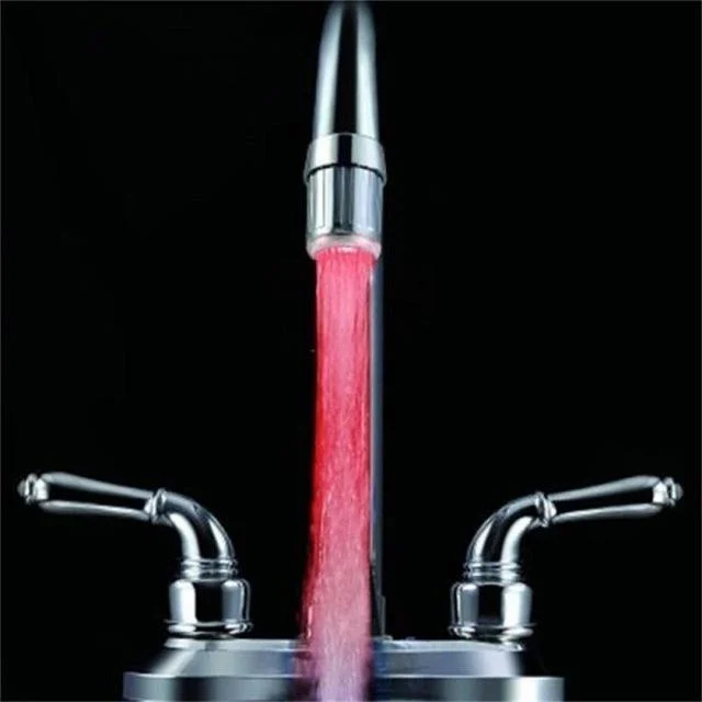 Color Changing LED Light Stream Tap Tap Adapter -Bathlova