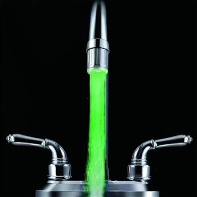 Color Changing LED Light Stream Tap Tap Adapter -Bathlova