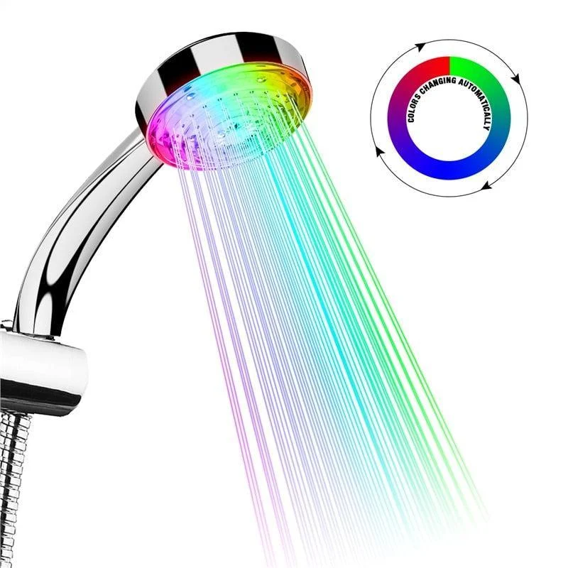 Color Changing Shower Head Led Light Glowing Automatic Color Changing -Bathlova