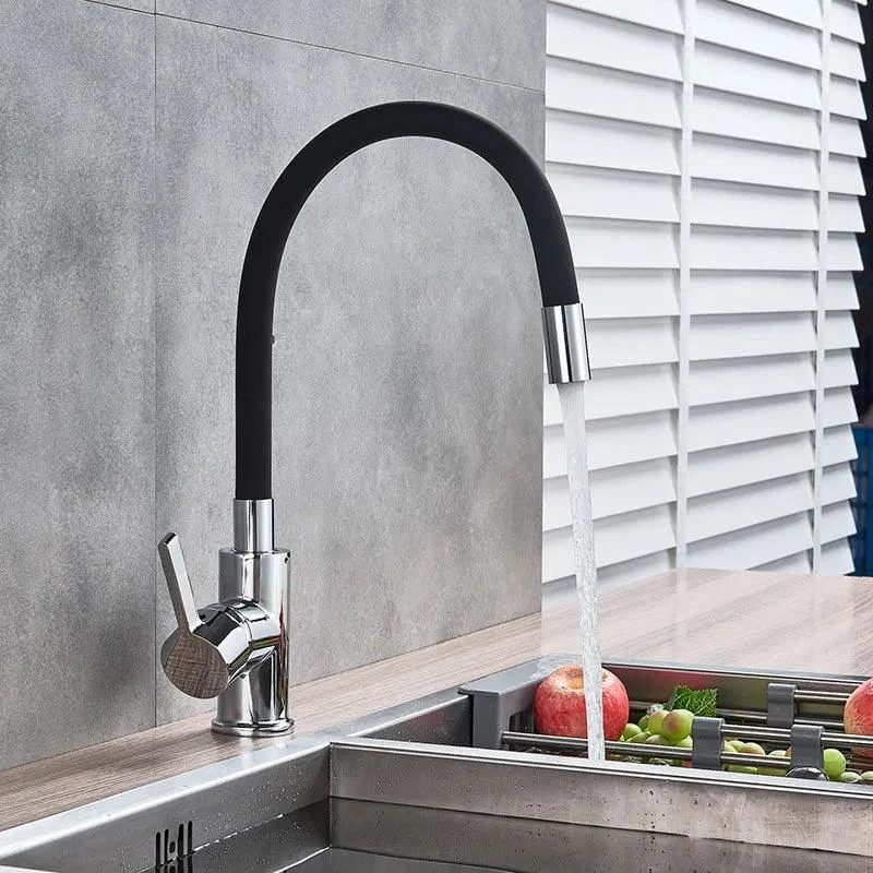 Colorful Flexible Neck Kitchen Sink Tap Kitchen Mixer Tap -Bathlova