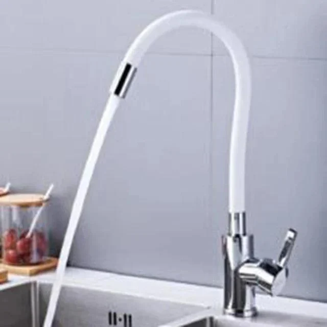 Colorful Flexible Neck Kitchen Sink Tap Kitchen Mixer Tap -Bathlova