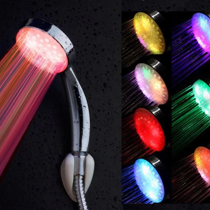 Colorful Glow Discharge Water Saving Adjustable Shower Head -Bathlova