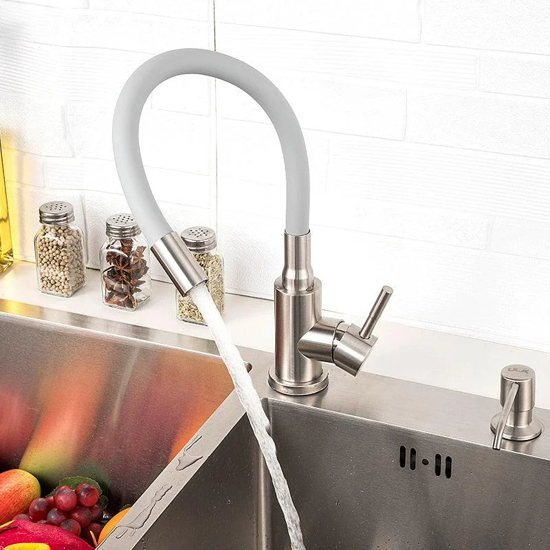 Colorful Hose Stainless Steel Kitchen Tap Kitchen Mixer Tap Tap -Bathlova