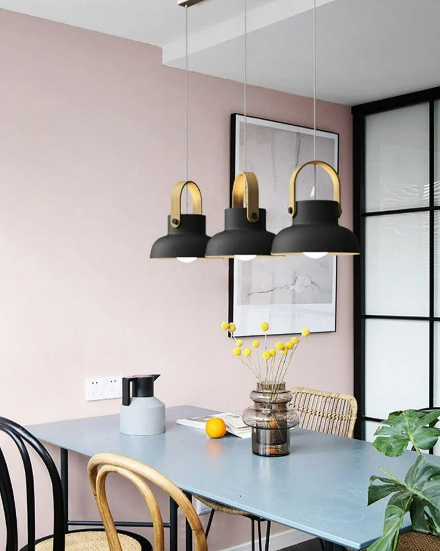 Colorful Modern Nordic Wood Pendant Lights -Bathlova