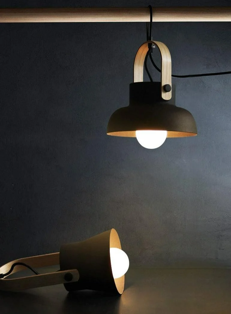 Colorful Modern Nordic Wood Pendant Lights -Bathlova