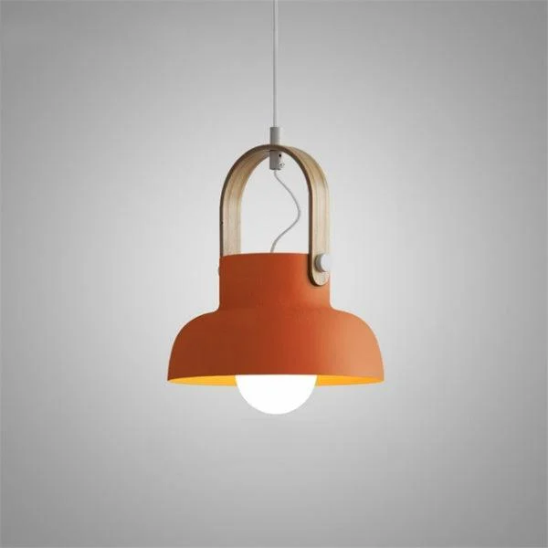 Colorful Modern Nordic Wood Pendant Lights -Bathlova