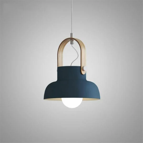 Colorful Modern Nordic Wood Pendant Lights -Bathlova