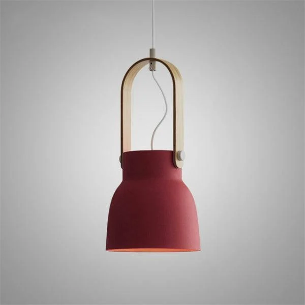 Colorful Modern Nordic Wood Pendant Lights -Bathlova