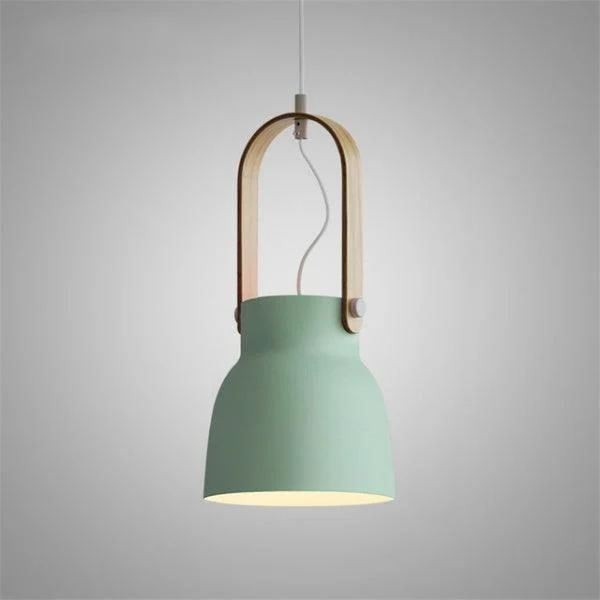 Colorful Modern Nordic Wood Pendant Lights -Bathlova