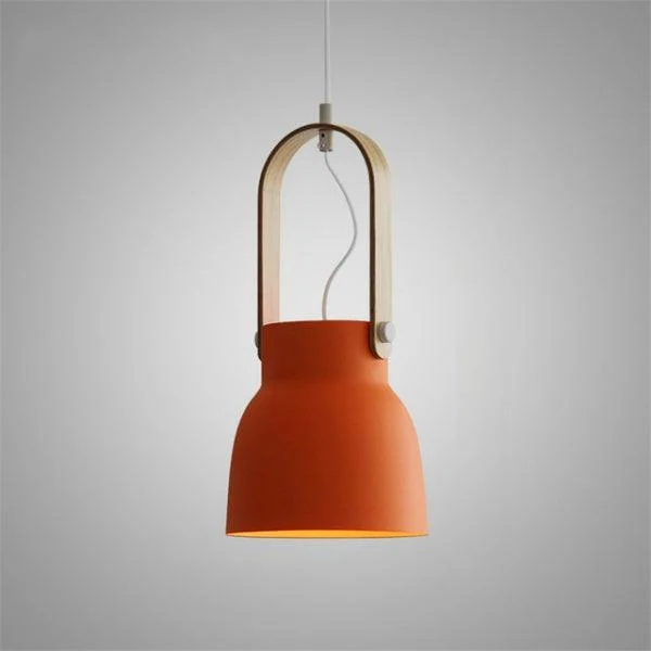 Colorful Modern Nordic Wood Pendant Lights -Bathlova