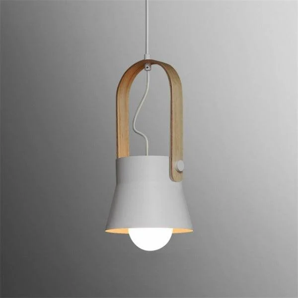 Colorful Modern Nordic Wood Pendant Lights -Bathlova