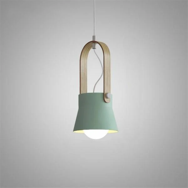 Colorful Modern Nordic Wood Pendant Lights -Bathlova