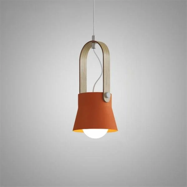 Colorful Modern Nordic Wood Pendant Lights -Bathlova