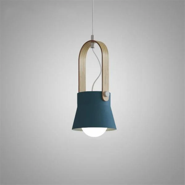 Colorful Modern Nordic Wood Pendant Lights -Bathlova