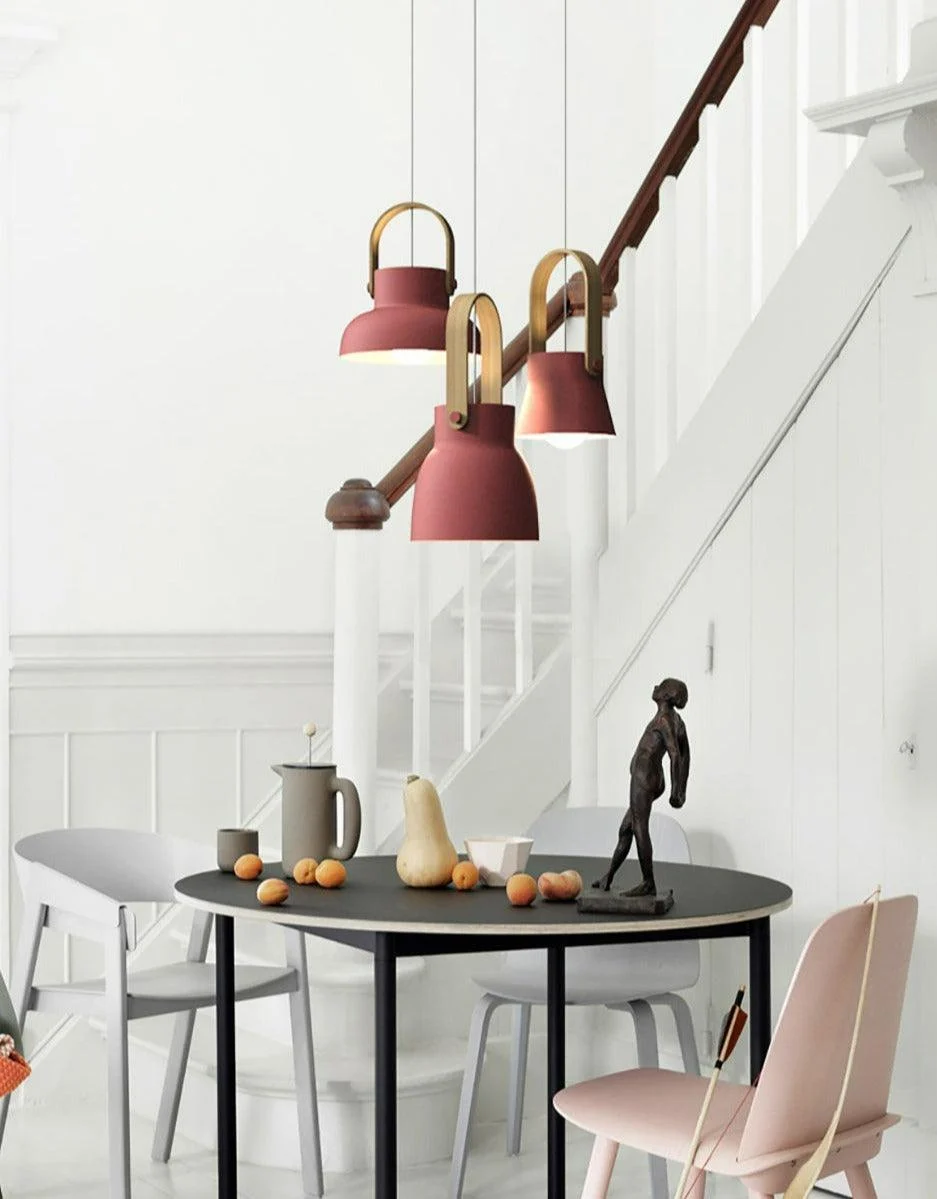 Colorful Modern Nordic Wood Pendant Lights -Bathlova