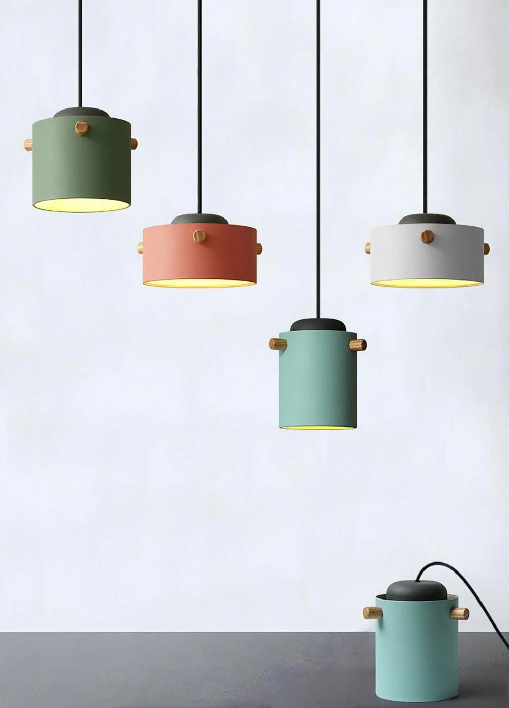 Colorful Nordic Pendant Lights -Bathlova