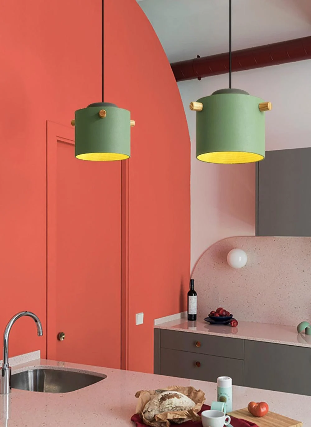 Colorful Nordic Pendant Lights -Bathlova