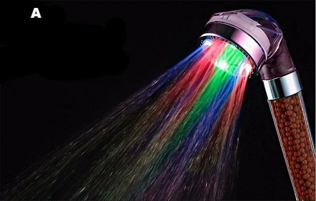 Colorful Pressurized Water Shower Head -Bathlova