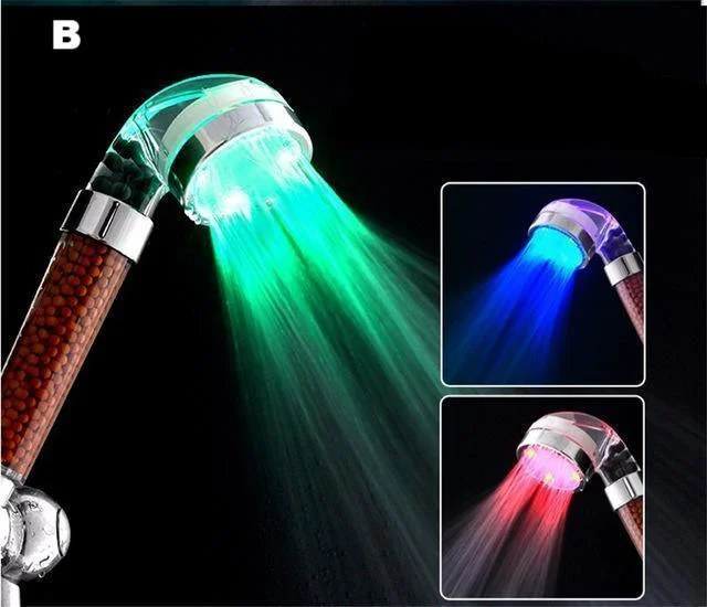 Colorful Pressurized Water Shower Head -Bathlova