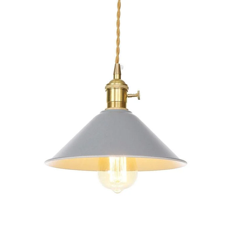 Colorful Retro Plated Pendant Lights -Bathlova