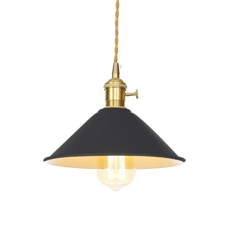 Colorful Retro Plated Pendant Lights -Bathlova