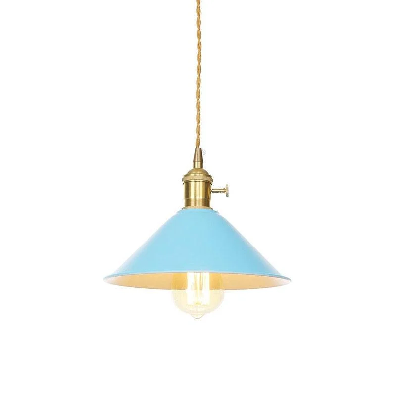 Colorful Retro Plated Pendant Lights -Bathlova