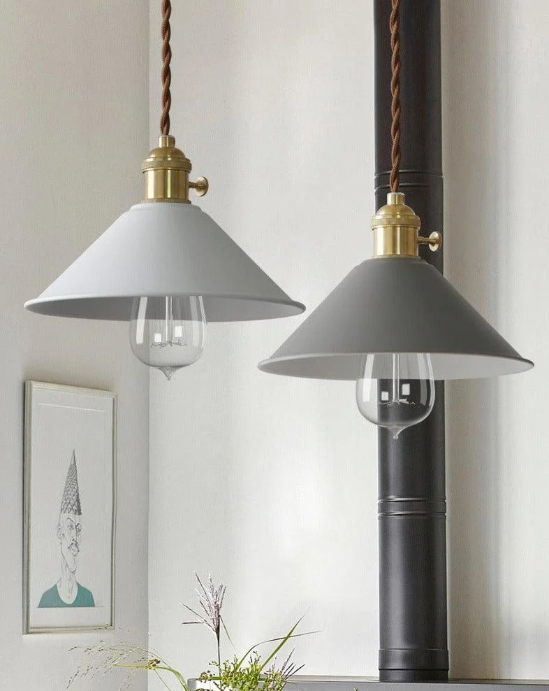 Colorful Retro Plated Pendant Lights -Bathlova