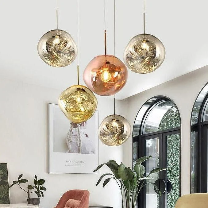 Colorful Warped Pendant Lights -Bathlova