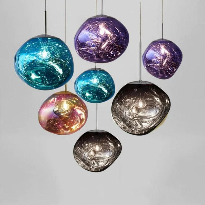 Colorful Warped Pendant Lights -Bathlova