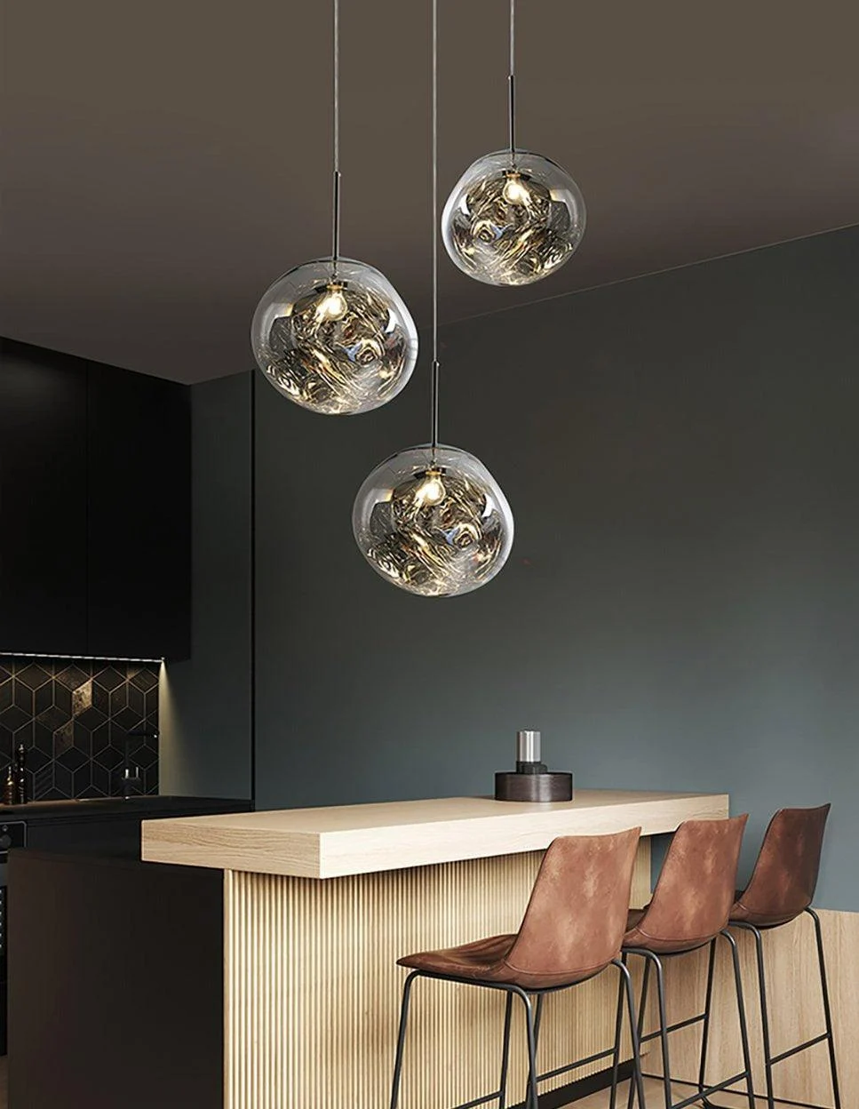 Colorful Warped Pendant Lights -Bathlova